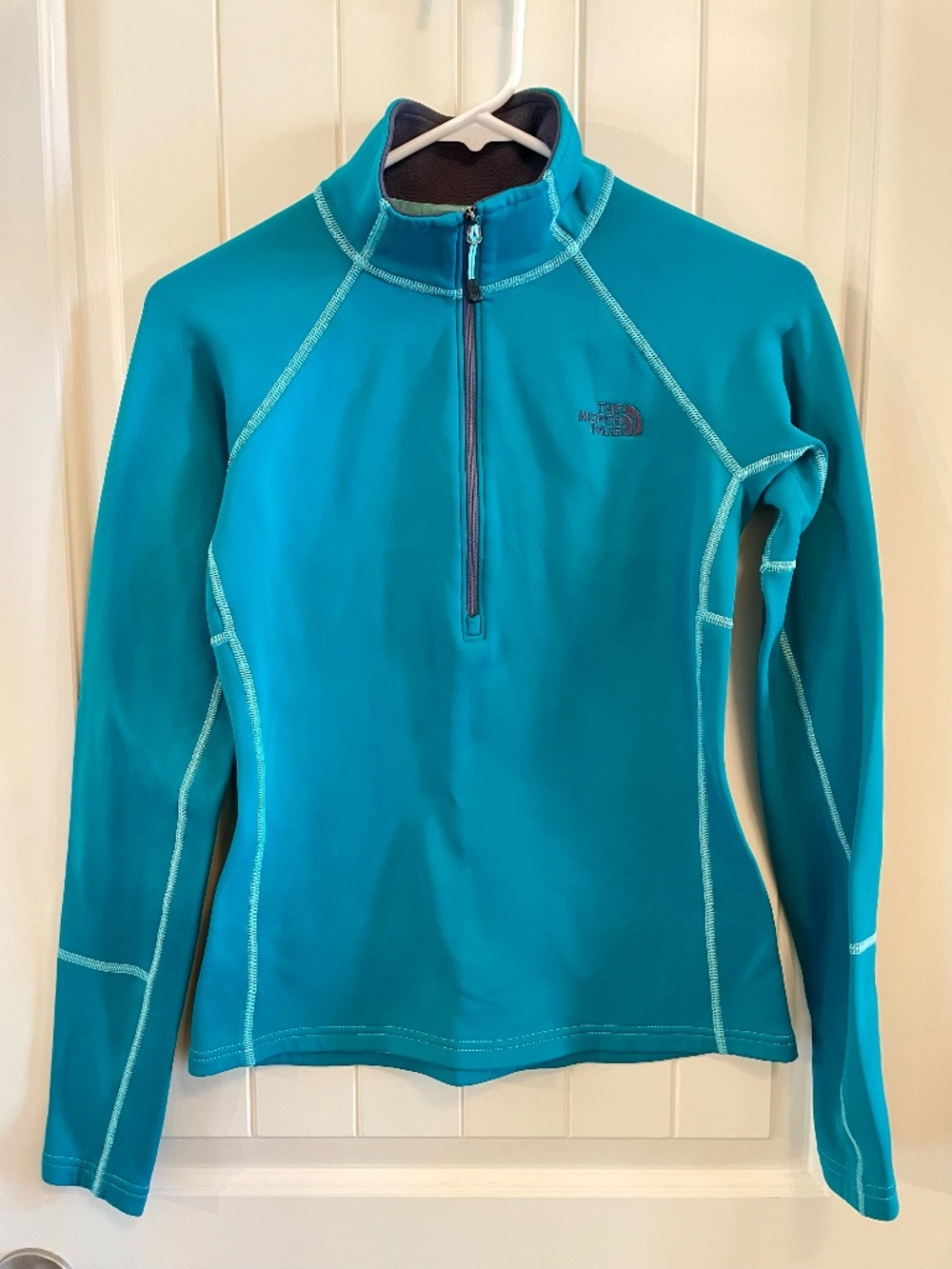 The North Face Retro Quarter Zip Pullover  Women's teal XS